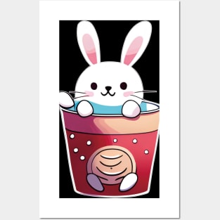 Bunnylicious Bubble Tea: A Sweet and Adorable Deligh Posters and Art